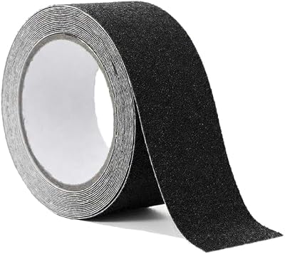 AISEY Anti Slip Tape 5cm x 5M Black Outdoor Waterproof 80 Grit