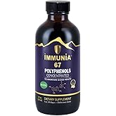 Immunia 67 Polyphenols - Elderberry Concentrate & Antioxidant Fruits. Premium Antioxidant Supplement with 67 Polyphenols (Anthocyanins, Quercetin, Resveratrol, etc.) 24-Day Supply per Bottle (1-Pack)