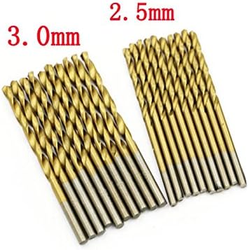 Your Supermarket 50PCS Mini Micro Round Shank Drill Bits Set Small Precision HSS Twist Drill