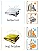 Zenwells Solar Blankets - 5-Pack Mylar Thermal First Aid Blanket for Emergency Survival Kit, Car Tactical Gear, Outdoor, Hiking, Backpack, Travel, Disaster Preparedness Equipment Plus Whistle!