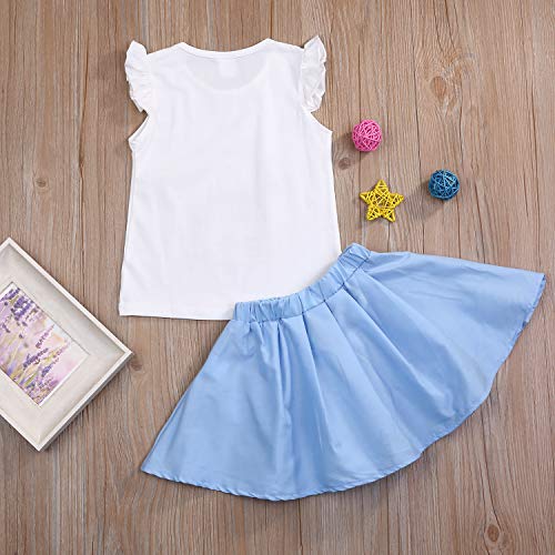 image for YOUNGER TREE Toddler Kids Baby Girls Easter Outfits Rabbit Vest Sleeve