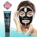 Nuva Skin Blackhead Remover Mask, Black Mask w/Activated Charcoal, Blackhead Peel Off Mask for Deep Cleansing Face & Nose 90g (Mascarilla para Puntos Negros)