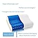 ViscoSoft Hypoallergenic Memory Foam Queen Arctic Gel Contour Pillow with Removable Cover