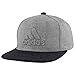 adidas Mens Daybreaker Flat Brim Snapback Cap, Heather Grey/Collegiate Navy, One Size