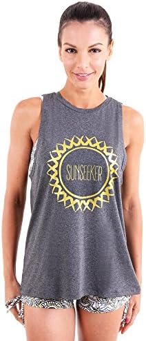 Liquido Active Women's Muscle Tank III Sunseeker Grey Small