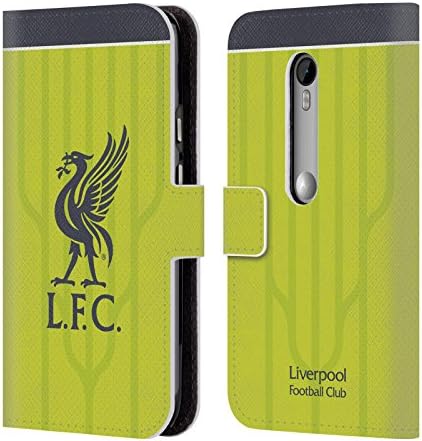Official Liverpool Football Club Liver Bird Third Shirt Kit 2016/17 Leather Book Wallet Case Cover For Motorola Moto G (3rd Gen)