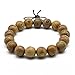 Zen Dear Unisex Natural Wenge Mala Prayer Beads Necklace Bracelet Meditation Buddhist Rosary Mala Beads (12mm 17 Beads)