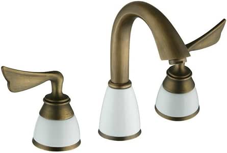 Ddlli Kitchen Bathroom Sink Faucet Copper European Antique ...