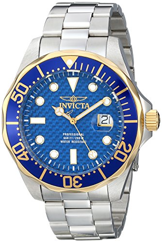 Invicta Men's 12566 Pro Diver Analog Display Swiss Quartz Silver Watch Invicta Men's 12566 Pro Diver Analog Display Swiss Quartz Silver Watch