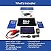 HALO Bolt Portable Car Jump Starter 57720 MWH Car Battery Jump Starter with 2 USB Ports To Charge Devices, Portable Car Charger - Matte Black, HALO BOLT 57720