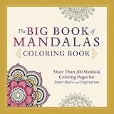 The Big Book of Mandalas Coloring Book: More Than 200 Mandala Coloring Pages for Inner Peace and Inspiration by Adams Media