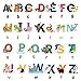 Nursery Educational Wall Decals - Animal Alphabet Baby Decorative Peel and Stick Wall Art Sticker for Daycare School Kids Room Decoration Decals (Style 1)