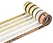 Washi Tape | Evermae Design Co. -- Mixed Metallics Premium Japanese Washi Tape, Set of 6 Rolls