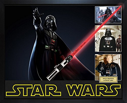Dave Prowse Star Wars Darth Vader Signed Lightsaber With Custom Display Case