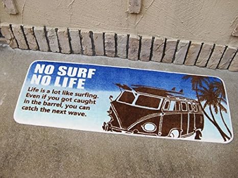 Amazon ハワイアン キッチンマット ワーゲンバス No Surf No Life ロングマット 玄関マット ガレージマット マット 丸洗い 滑り止め アメリカン雑貨 ハワイアン雑貨 ハワイ キッチンマット オンライン通販 Amazon ハワイアン キッチンマット ワーゲンバス No Surf No Life ロングマット 玄関マット ガレージマット マット 丸洗い 滑り止め アメリカン雑貨 ハワイアン雑貨 ハワイ キッチンマット オンライン通販