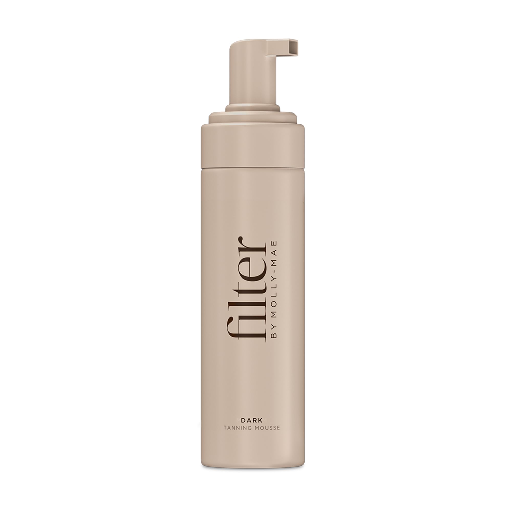 Filter by Molly-Mae Self Tanning Mousse | Dark Shade | Streak-Free Self Tan Foam | Natural Looking Buildable Glow | Fast Drying, Moisturising, Skin-Friendly Tanner | Vegan & Cruelty Free | 200ml