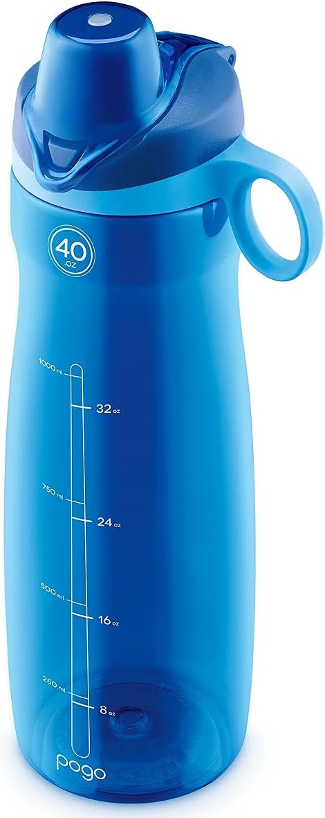 Pogo BPA-Free Plastic Water Bottle with Chug Lid: Sports & Outdoors