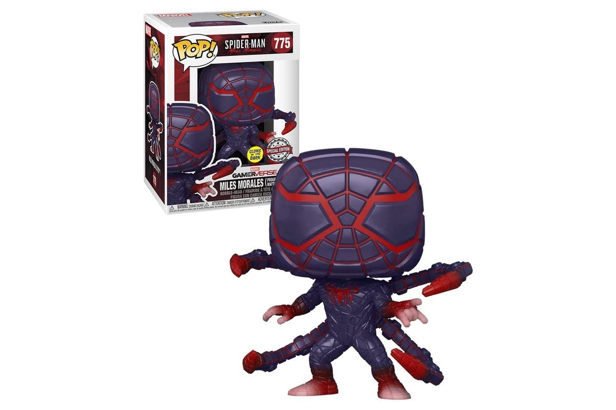 Funko POP! Gamerverse Spider-Man Miles Morales #775 - Miles Morales [Programmable Matter Suit GITD] Exclusive