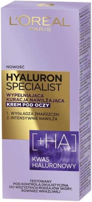 L'Oréal Hyaluron Specialist Eye Cream 15 ml - Anti-wrinkle Eye Care