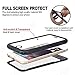 Effun iPhone 6 Waterproof Case, iPhone 6S Waterproof Case IP68 Certified Waterproof Underwater Cover Dirt/Snowp/Shock Proof Case with Cell Phone Holder, PH Test Paper, Stylus Pen, Floating Strap Black