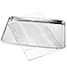 HKJ Chef Large Set Cookie Sheet and Nonstick Cooling Rack & Stainless Steel Baking Toaster Oven Tray Pan Rectangle Size 24L x 16W x 1H inch & Non Toxic & Healthy, 24inch, Silver