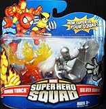 Marvel Superhero Squad Series 13 Mini 3 Inch Figure 2-Pack Human Torch and Si...