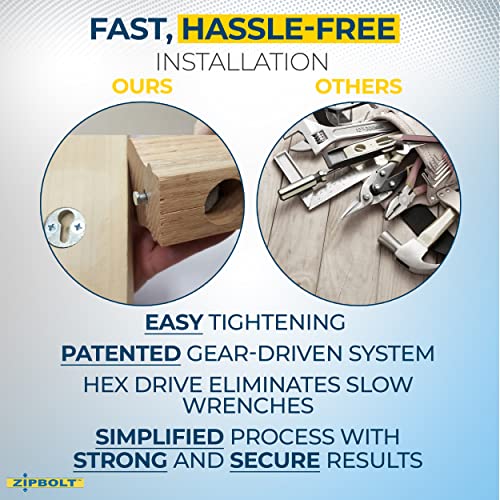 Zipbolt Handrail to Newel Post Connector — 13.810 Slipfix Railbolt