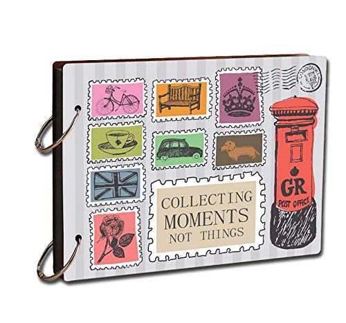 PRINTELLIGENT DIY Travel Scrapbook Photo Album Diary -Remember and Share All of Our Favorite Travel Memories