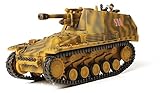 Forces of Valor German Self-Propelled Howitzer Wespe-Hugary Military Diecast Vehicle (1945), Scale 1:72