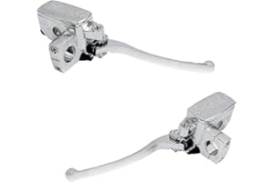 RAYESYTH 1" 25mm Brake Master Cylinder Replacement for Honda Shadow 1100 750 600 Goldwing 1500 Honda NV400 NV600 NV750 VF750 VT250 VT750 Yamaha V-Star 650 1100 Suzuki Intruder Kawasaki Vulcan Left & Right