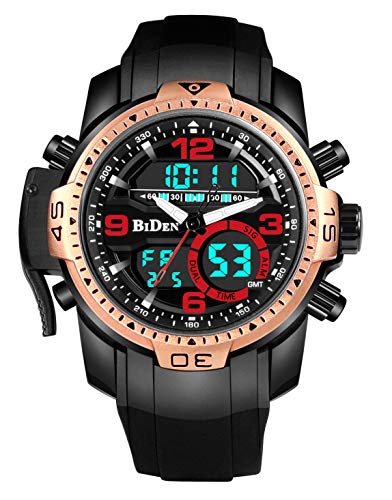 Men's Sport Digital Watches Big Face Military Outdoor Watch Waterproof Chronograph Alarm LED Backlight Fashion Leisure Watches for Men