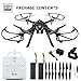 Mysterystone Bugs 3 Brushless RC Quadcopter Drone with 2 Batteries, 2 Sets of Blades, 500m Long Range Drone with GoPro Camera Mount 35min Flight Time Remote Control Wind Resistance Drones Black