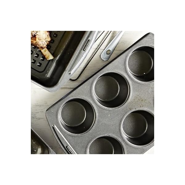 Lakeland-Bakeware-6-Round-Hole-Deep-Yorkshire-Pudding-Tray-Baking-Tin Lakeland Bakeware 6 Round Hole Deep Yorkshire Pudding Tray Baking Tin
