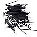 KOLIGHT Disposable Cosmetic Lip Brush Lipstick Gloss Wands Applicator Makeup Tools (1000pcs, Black)