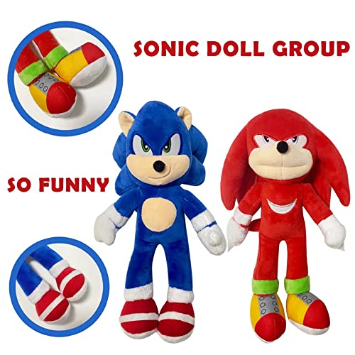 Sonic The Hedgehog Movie Plush Figure Sonic Plush Stuffed  Toy, Birthday Gift for Boys and Girls