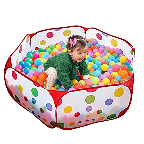 Baby Ball Pool Foldable Kids Popup Pit Balls Pool for Children Indoor and Outdoor (35 18 11 Inch) by CASA MALL