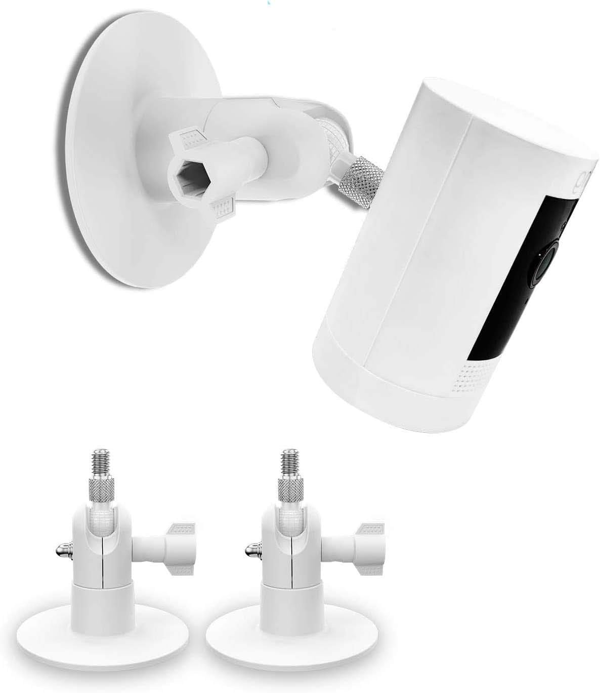 TIUIHU Screwless Wall Mount Kit for Indoor/Outdoor Security Wall Mounting, Compatible with Arlo Pro/Pro 2/Pro 3/Pro 4/Pro 5/Ultra/Ultra 2, Wyze Cam Outdoor, Wyze Cam V3 and Stick Up (White)