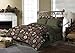 Pine Creek Lodge Comforter Set Including Shams - Premium Luxury Bed Spread, Rustic Southwestern Style Perfect for Hunters, Cabins and Lodges (Forest Lodge, King)