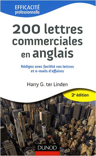 200 lettres commerciales en anglais