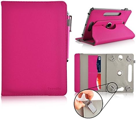 Casezilla Hello Kitty 7 Inch Tablet 360 Degrees Universal PU Leather Tablet Case - Pink