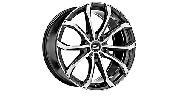 MSW 48 Black Full Polished 6.5x16 ET50 5x112 Llantas de ...