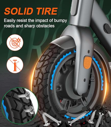 BANGTING 2PCS 8.5 Inch Solid Wheels for Electric Scooter, 8 1/2 x2 Replacement Tires, 50/75-6.1 Replacement Wheel for Xiaomi Pro 2 / M365 / M365 Pro / 1S / 3/3 Lite/Essential