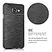 kwmobile TPU Silicone Case for Samsung Galaxy A3 (2016) - Soft Flexible Shock Absorbent Protective Phone Cover - Brushed Aluminum Anthracite/Transparent