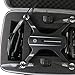 co2CREA Hard Travel Case for Holy Stone HS700 FPV Drone 1080p HD Camera Live Video GPS Return Home RC Quadcopter (Black Case -Size 2)