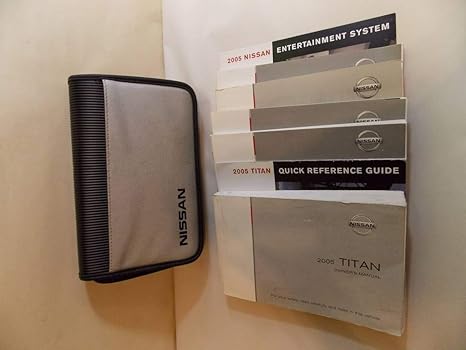 Amazon.com: 05 2005 Nissan Titan Owners Manual Book Guide Set w/Case