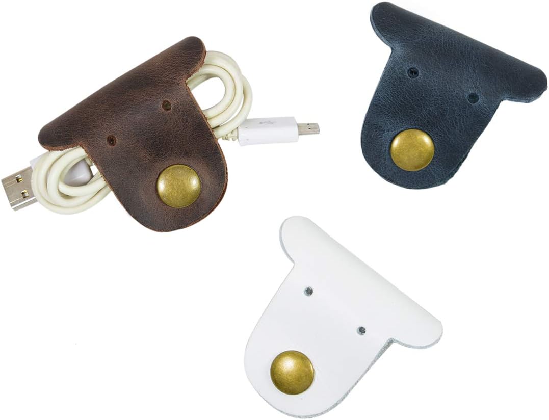 Chicago Style Darling Doggy Cord Keeper 3-Pack Handmade by Hide & Drink