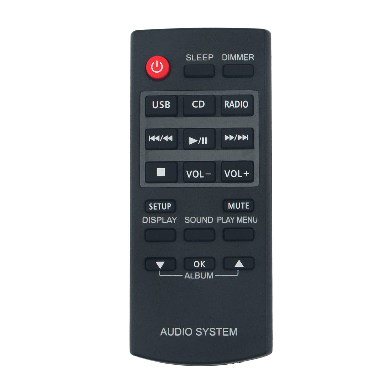 VINABTY N2QAYC000060 Replacement Remote Control Fit for PANASONIC N2QAYC000060 SCHC17 SCHC17EB SC-HC17EB SA-HC17EB-K.