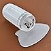 yueton Pack of 3 Clear Jelly Soft Silicone Nail Art Stamper and Plastic Scraper Stamping Plate Image Transfer Tool Set DIY Polish Print Template Manicure Tools