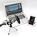 Professional Condenser Microphone, Plug &Play Home Studio microphones for iphone Android Recording PC Computer Laptop Podcasting Mini Desktop MIC Stand dual-layer acoustic filter by XIAOKOA