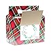 Beer Greetings Holiday Plaid Set of Four